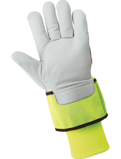 Global Glove - 2950HVDC - Leather Palm Gloves - insulated - green