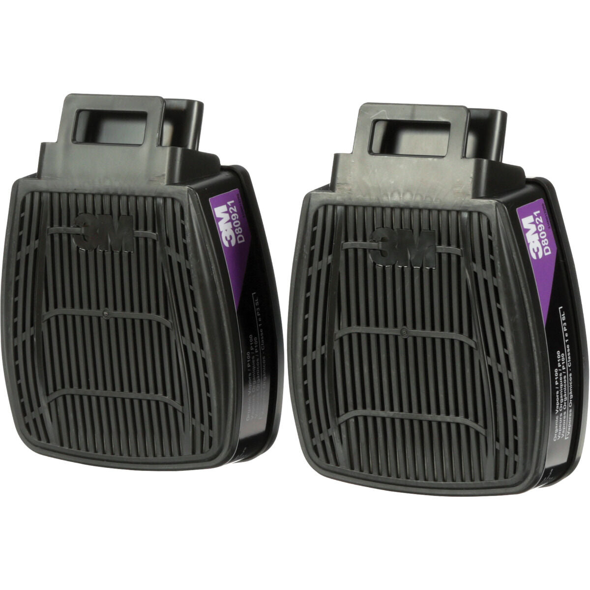3M™ Secure Click™ Organic Vapor Cartridge/Filter P100 D80921, 2 EA / PK