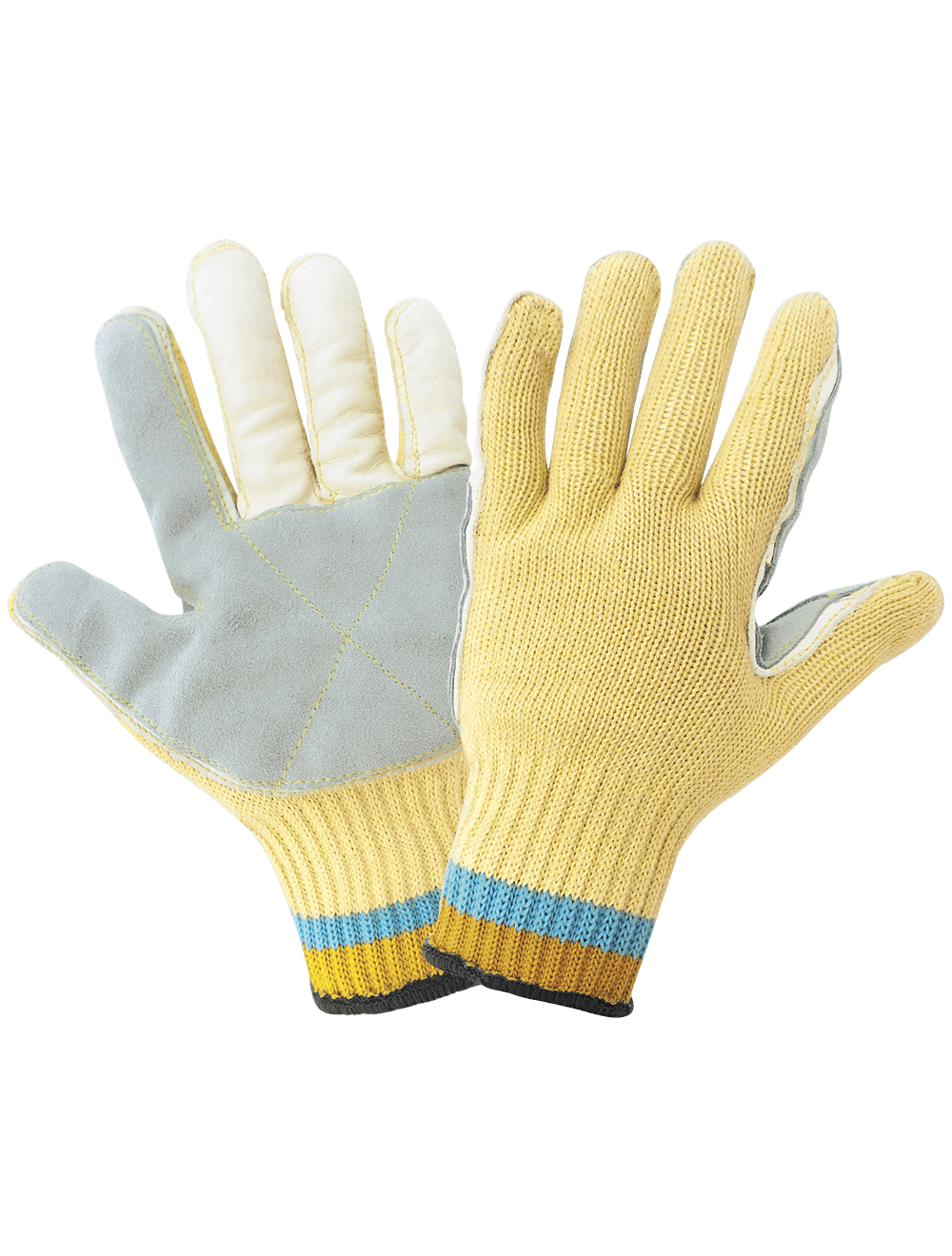 Samurai Glove® - K300LF - Leather Palm Gloves - cut level A6 - yellow
