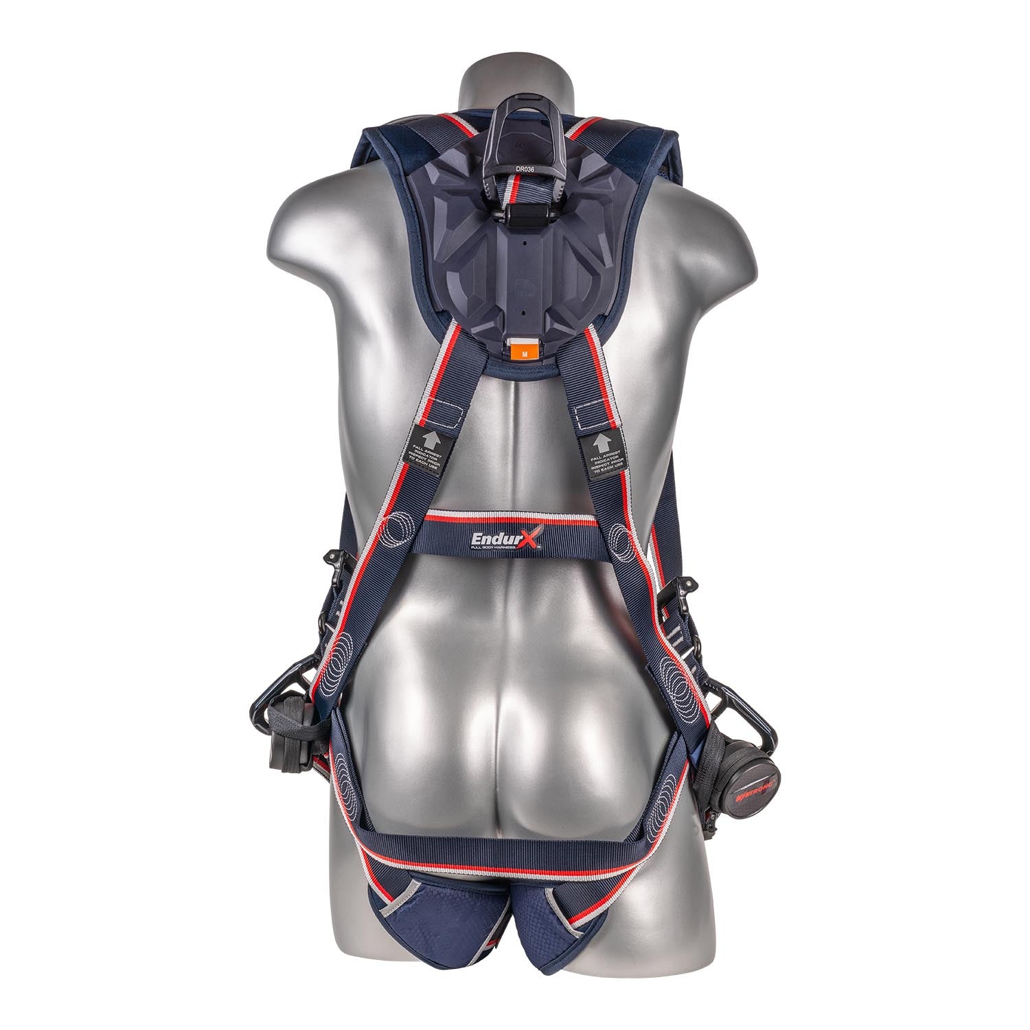 KStrong® EndurX™ 5-Point Full Body Harness, Abrasion Resistant Shoulder Pad, Deluxe Leg Pads, Enhanced Dorsal D-ring Plus™, Side D-rings, Quick Slide Adjusters, Trauma Relief Straps, QC Chest, TB Legs (SS), All Aluminum Hardware (ANSI)