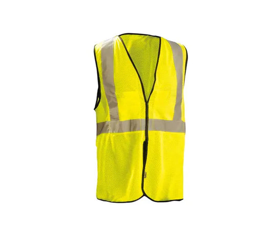 Occunomix Mesh 5-Pt Breakaway Vest Hi-Vis Safety Vests Orange S/M model ECO-GCB-OS/M