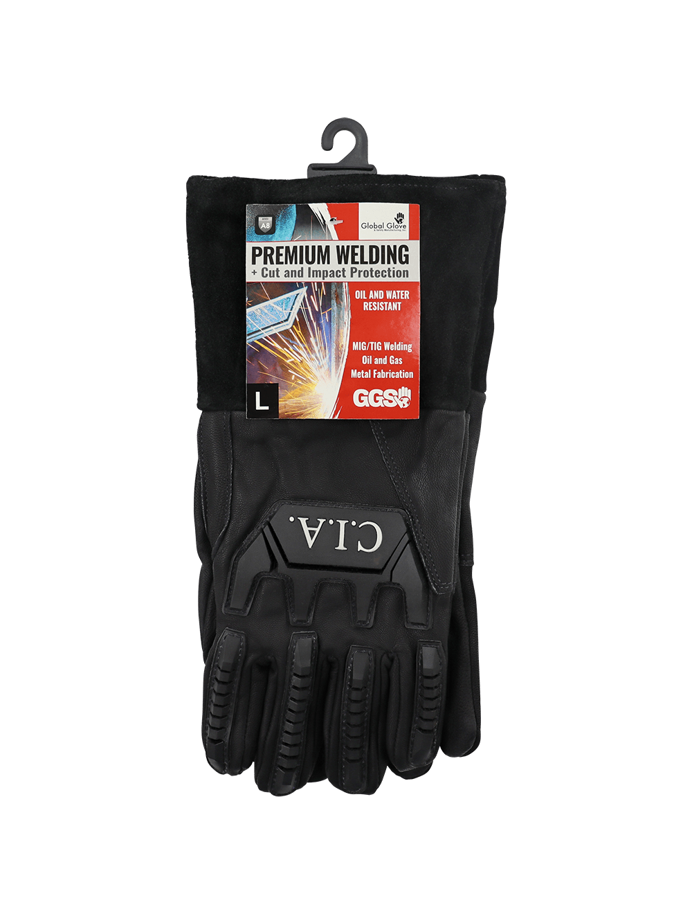 Global Glove - CIA200MTG - MIG/TIG Welding Gloves - cut level A8 - black