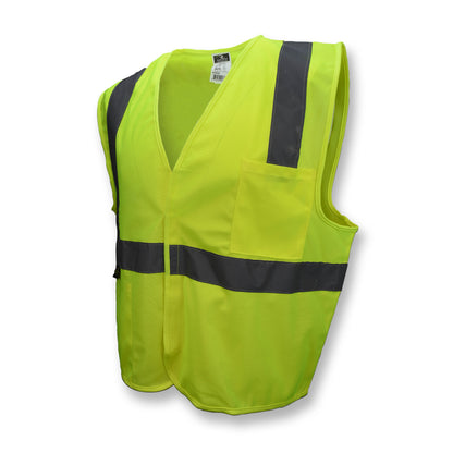 Radians SV2GSS Hi-Vis Green SV2 Economy Type R Class 2 Solid Safety Vest