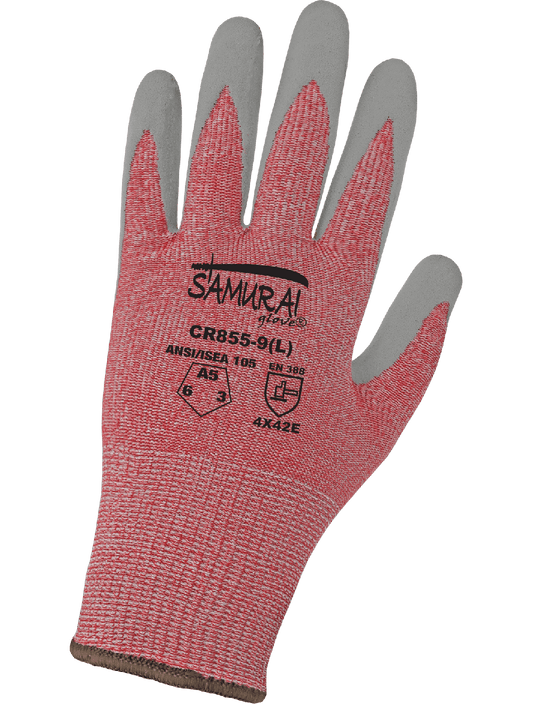 Samurai CR855 Cut Resistant Gloves - cut level A5 - tan