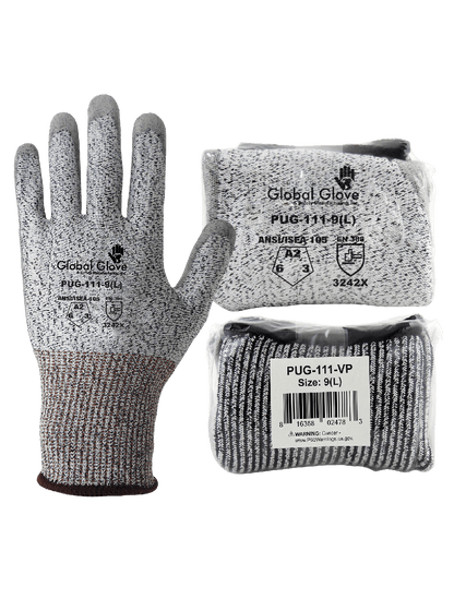 PUG™ PUG-111-VP Cut Resistant Gloves - cut level A2 - tan