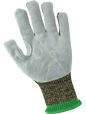 Samurai Glove® - KS300LF - Leather Palm Gloves - cut level A7 - red