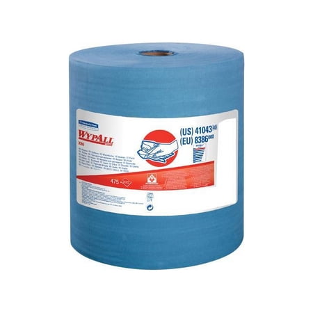 WypAll X80 Shop Pro Cloth Towel Blue 475 / Roll - 41043