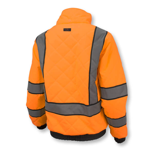Radians SJ930-3 Women's Class 3 Quilted Bomber Jacket