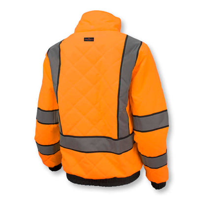 Radians SJ930-3 Women's Class 3 Quilted Bomber Jacket