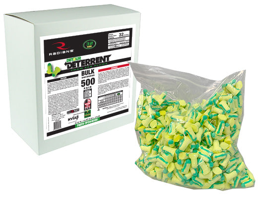 Radians FP34-B500 - Deterrent® 32 Disposable Uncorded Earplug Dispenser Refill - 500 Pair - additional view