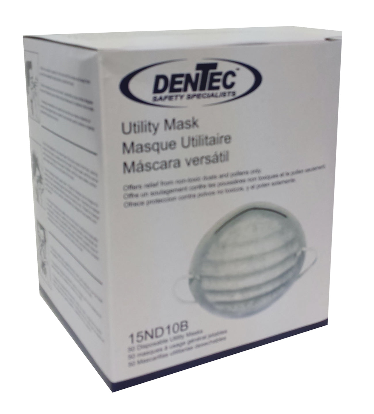 Comfort-Ease Utility Dust Masks - 50/Box - 15ND10B600 - DenTec