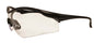 DenTec Miranda Safety Glasses - Gray, Clear - Black frame withpaddle temples - 12E93706 - DenTec