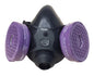 Comfort-Air 400 Series Half Mask Respirator with P100 Cartridges - Medium/Large - Clamshell - 4MLLP0CAM - DenTec