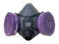 Comfort-Air 300 Series Half Mask Respirator with P100 Cartridges - Medium/Large - Clamshell - 3MLLP0CAM - DenTec