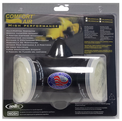 Comfort-Air 400 Series Half Mask Respirator with OV/R95 Filters - Medium/Large - Clamshell - 4ML20DR5CAM - DenTec
