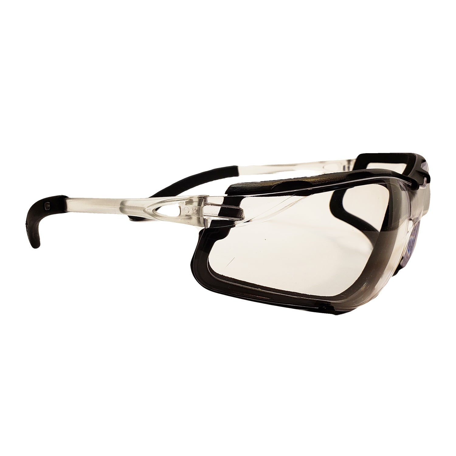DenTec SenTec DX withrubberized temple tips, clear Anti-Fog lens, with foam carrier, CSA - 12E90806DX - DenTec