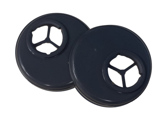 Respirator Filter Holder Black For Particulate Pads 6/Pack - 6/Pack - 14880 - DenTec