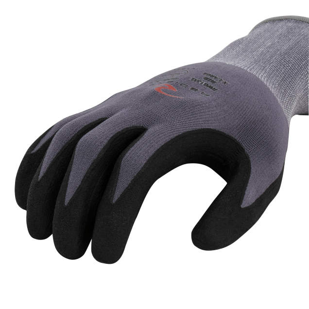 Radians RWG13 Nylon Shell Foam Nitrile Gripper Glove