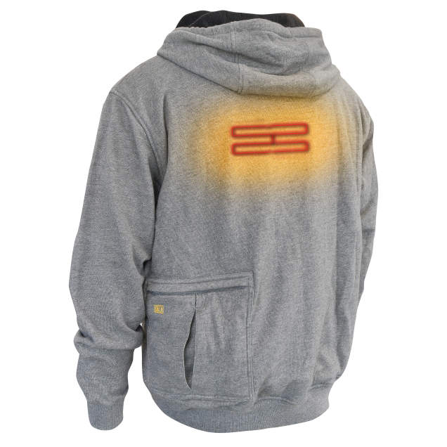 DEWALT Men's Heated French Terry Cotton Hoodie