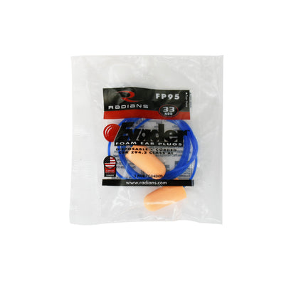 Radians FP95 - EVADER® 33 Disposable Foam Earplugs - Corded - additional view