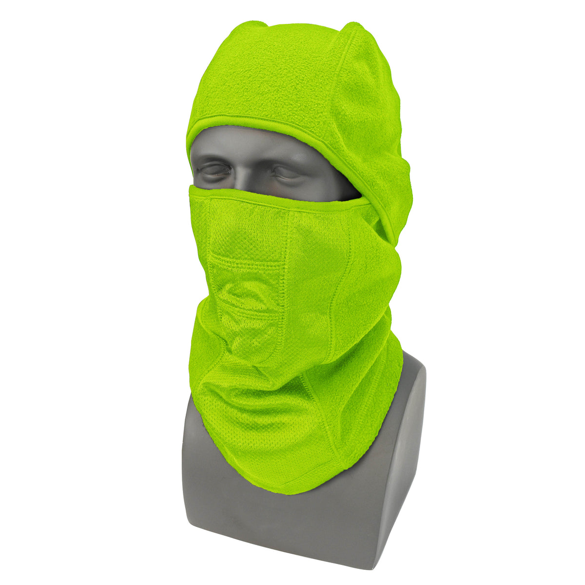 Radians RWL25 - Nordic Blaze® RWL25 Hinged Fleece Balaclava - Hi-Vis Green