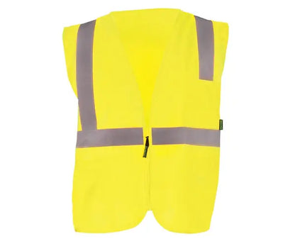 Solid Standard Vest W/Zipper