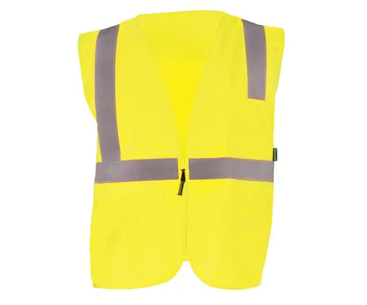 Occunomix Solid Standard Vest W/Zipper Hi-Vis Safety Vests Orange S model ECO-ISZ-OS