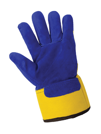 Global Glove - 2805 - Leather Palm Gloves - insulated - blue