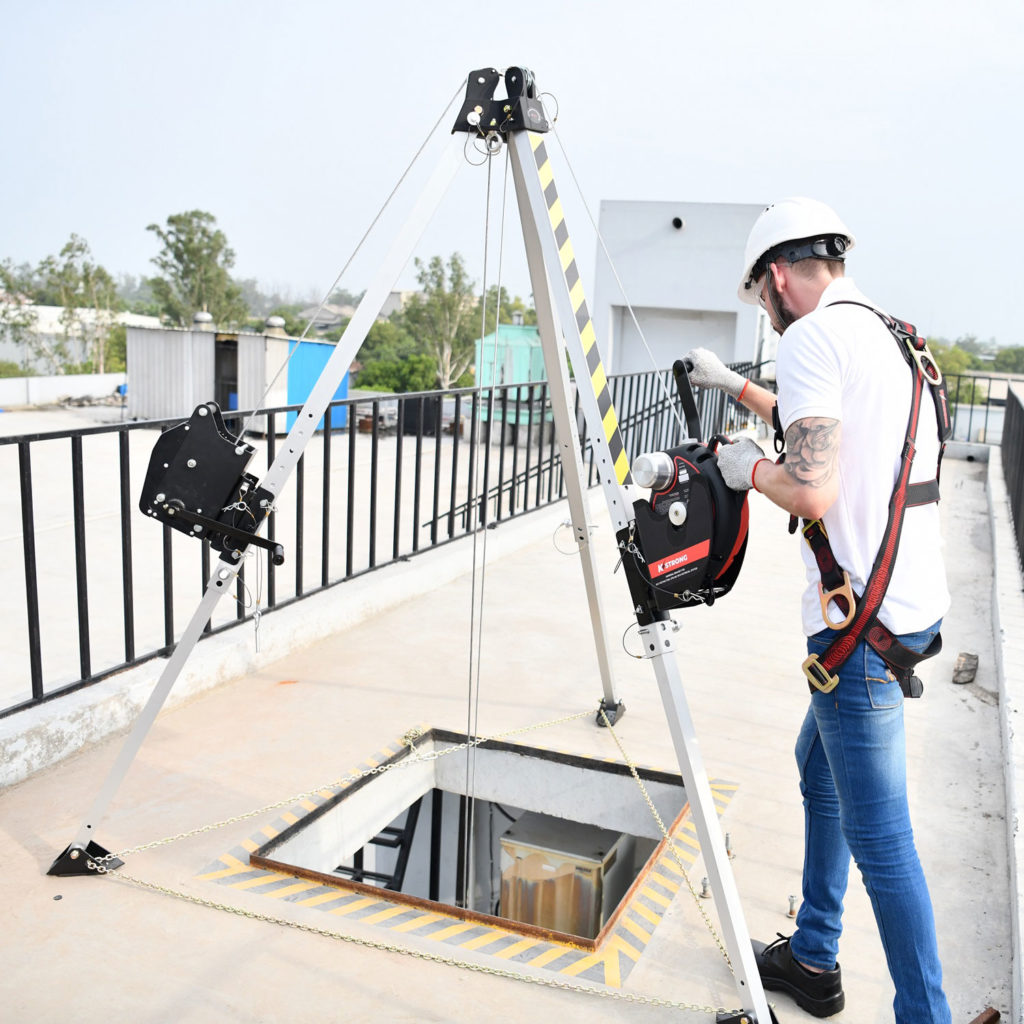 KStrong® BRUTE™ 60 ft. Wire Cable 3-Way Rescue Retrieval SRL-R (ANSI)