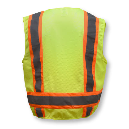 Radians SV6 - Two Tone Surveyor Type R Class 2 Solid/Mesh Safety Vest - additional view
