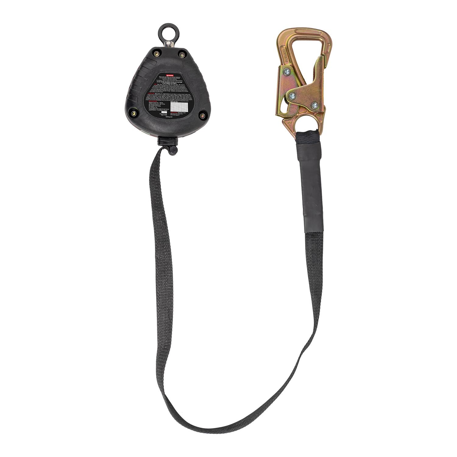 KStrong® BRUTE™ Dual 9 ft. Tie-back SRL with Hi-Abrasion Resistant Webbing, tie-back hooks and dorsal connector (ANSI)