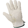 Retail-Tagged Driver Style Cowhide Leather Gloves with Cold Keep® - 3200CTH - Drivers Gloves - red