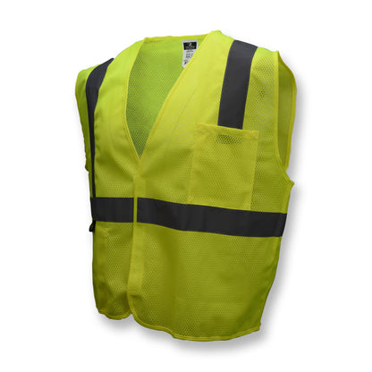 Radians SV2GMS Hi -Vis Green SV2 Economy Type R Class 2 Mesh Safety Vest