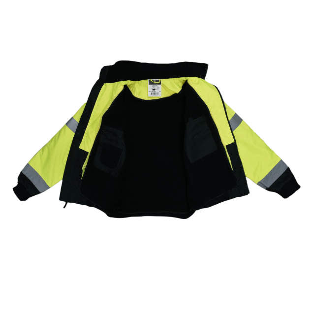 Radians SJ110B Class 3 Two-in-One High Visibility Bomber Safety Jacket