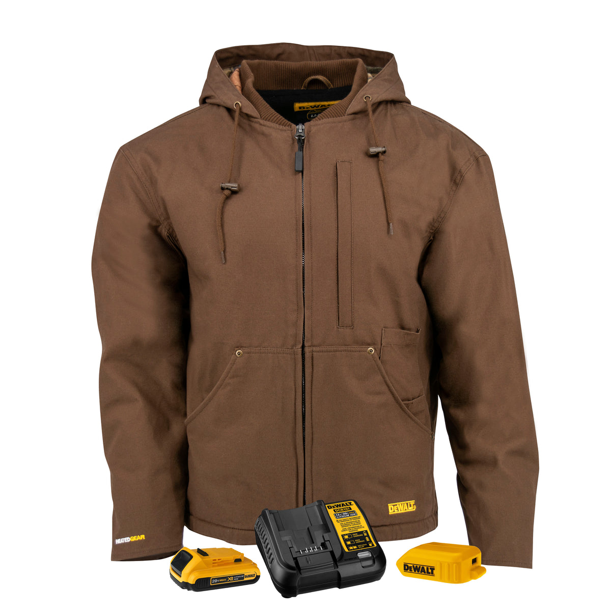 DEWALT DCHJ076ATD1 - Men's Heated Coat Kitted - Tobacco - Tobacco