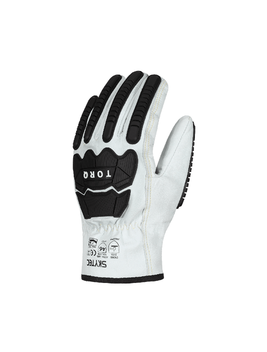Torq SKG00099A Cut and Impact Resistant Gloves - tan