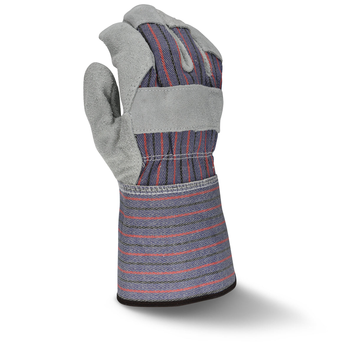Radians RWG3200G - Regular Shoulder Gray Split Cowhide Leather Glove with Gauntlet Cuff - additional view