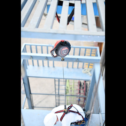 KStrong® BRUTE™ 10 ft. Galvanized Steel Cable SRL with Swivel Snap Hook. Includes Installation Carabiner (ANSI)