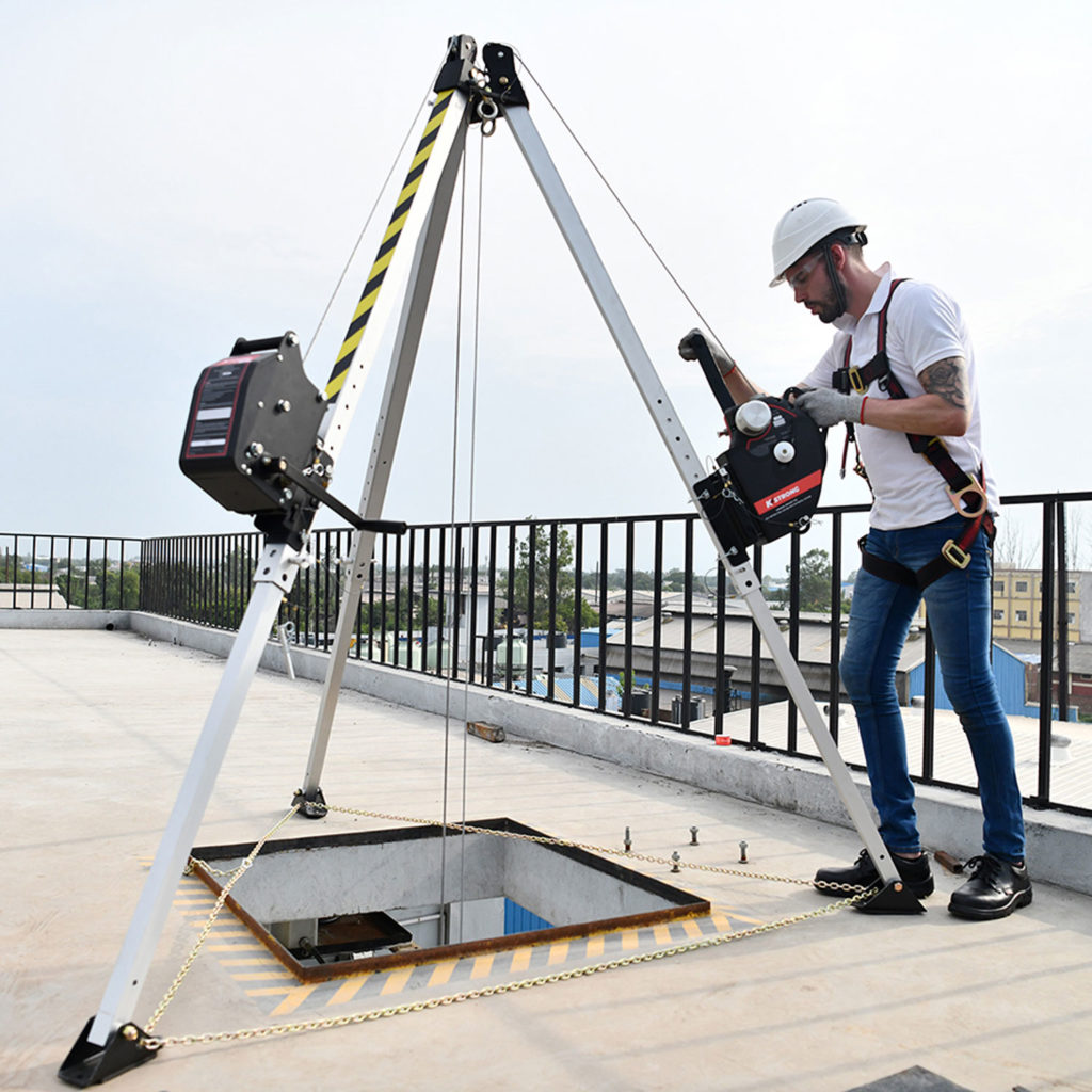 KStrong® BRUTE™ 60 ft. Wire Cable 3-Way Rescue Retrieval SRL-R (ANSI)