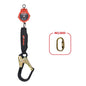 KStrong® Micron™ 6 ft. SRL with Large Aluminum Rebar Hook with Steel ANSI Gate (ANSI) – Installation Carabiner Included