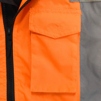 Radians SJ110B Class 3 Two-in-One High Visibility Bomber Safety Jacket