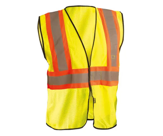 Occunomix Mesh Two-Tone Vest Hi-Vis Safety Vests Orange S/M model ECO-GC2T-OS/M