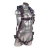 KStrong® EndurX™ 5-Point Full Body Harness, Abrasion Resistant Shoulder Pad, Deluxe Leg Pads, Enhanced Dorsal D-ring Plus™, Front D-ring, Premium Adjusters, Trauma Relief Straps, QC Chest, TB Legs (SS), All Aluminum Hardware (ANSI)