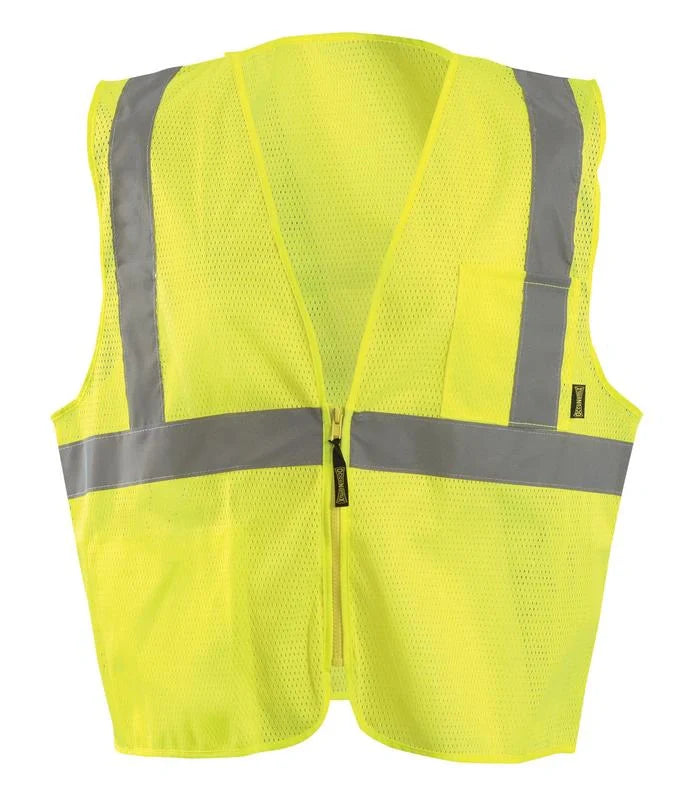 Mesh X-Back Vest W/Zipper