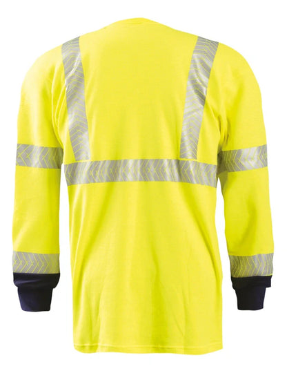 Flame Resistant Dual Certified Navy Bottom w/OCX™ Patented Segmented Reflective & Pocket