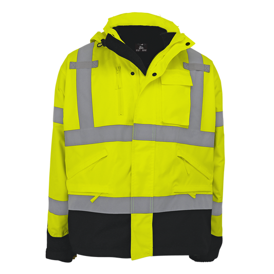 GLO-P3 FrogWear Three-in-One Hi-Vis Winter Parka - original manufacturer photo; Each