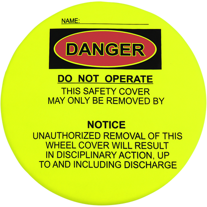 GLO-SWCL Steering Wheel Lockout Covers - original manufacturer photo; Pack of 50