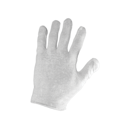 L100 Cotton Inspection Gloves - L100 original manufacturer L view; Case of 1200 pairs