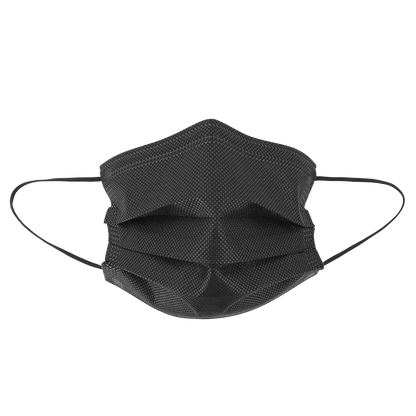 NW-M2 Black Disposable Face Masks - original manufacturer photo; Case of 2000 masks