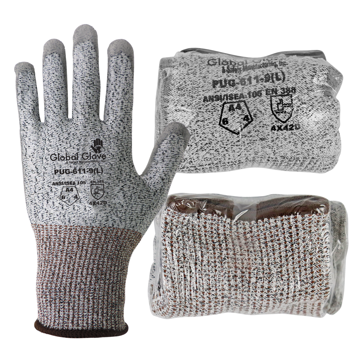 PUG-611-VP Vend-Packed Polyurethane Gloves - original manufacturer view; Pack of 12 pairs